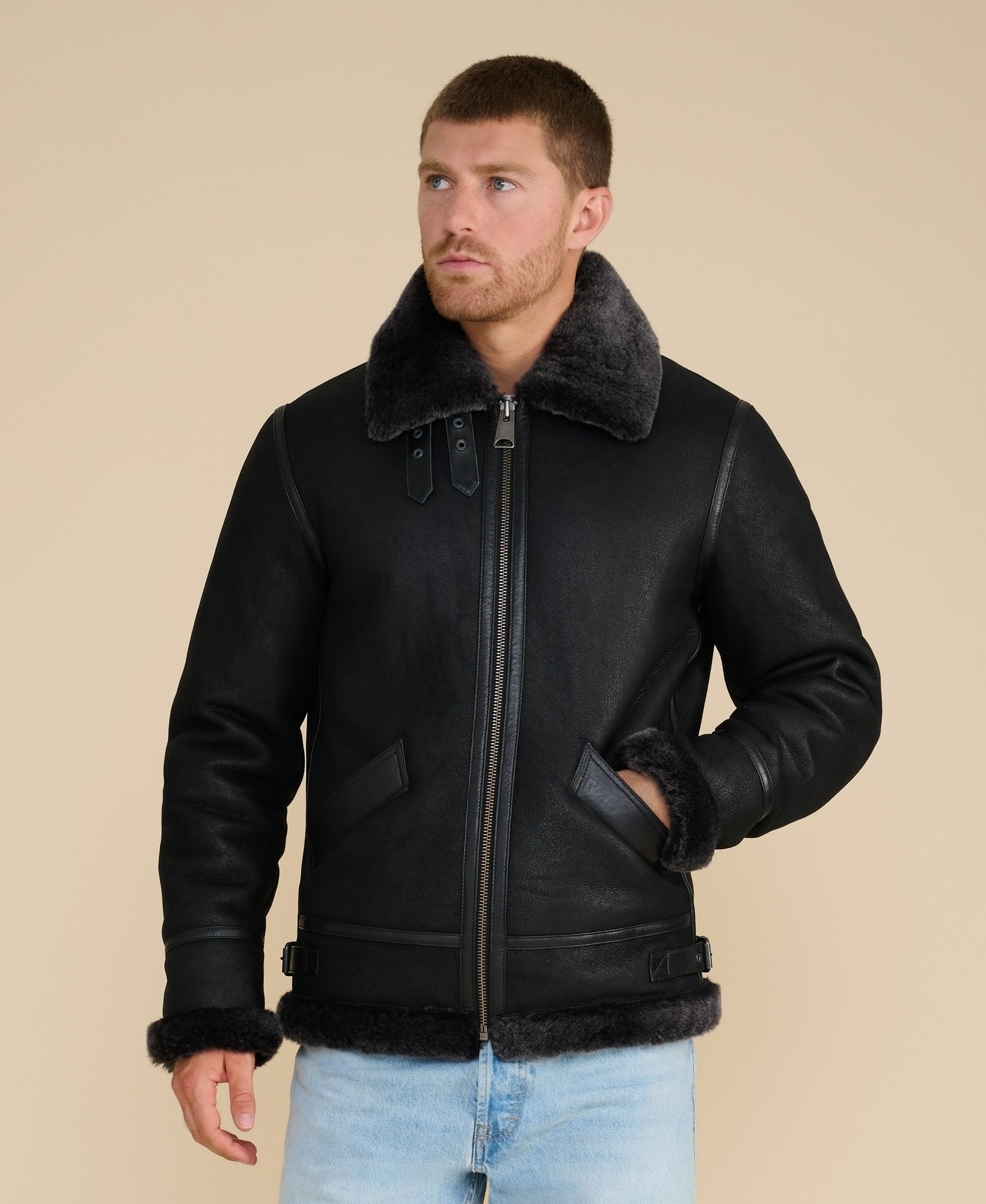 Frederick Shearling Aviator Jacket