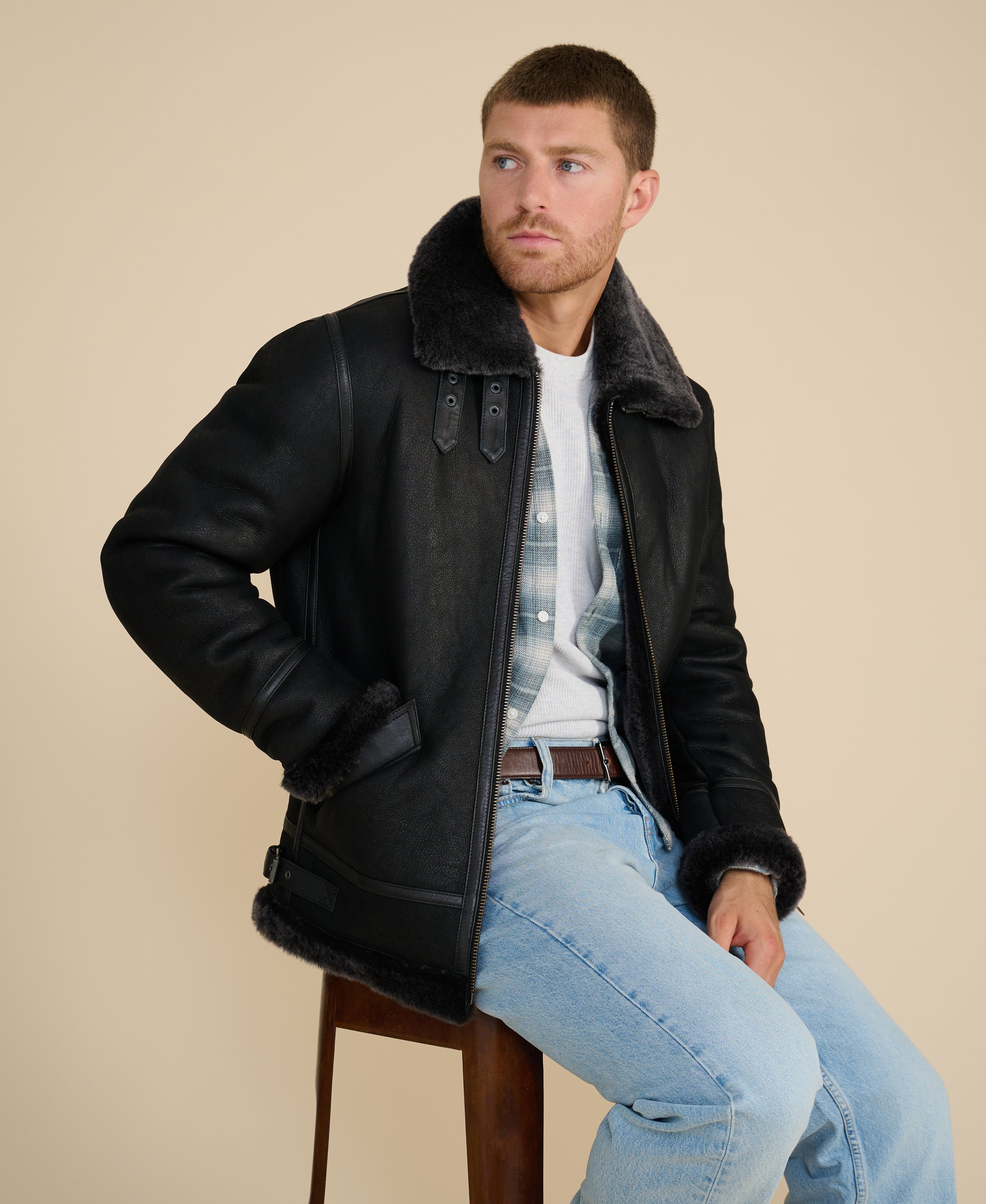 Frederick Shearling Aviator Jacket