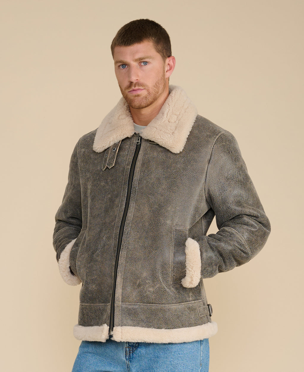 Rupert Shearling Aviator Jacket