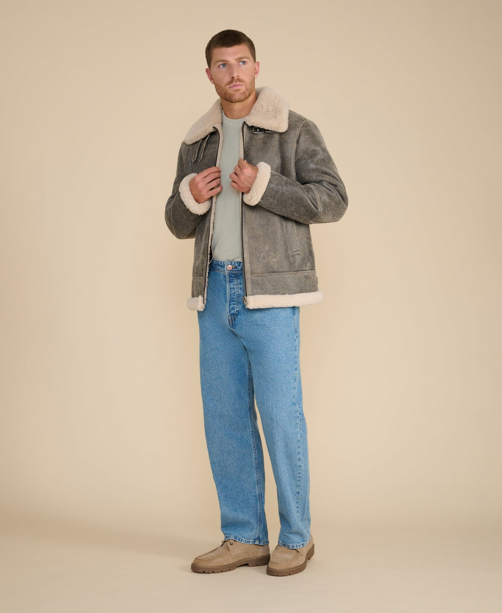 Rupert Shearling Aviator Jacket