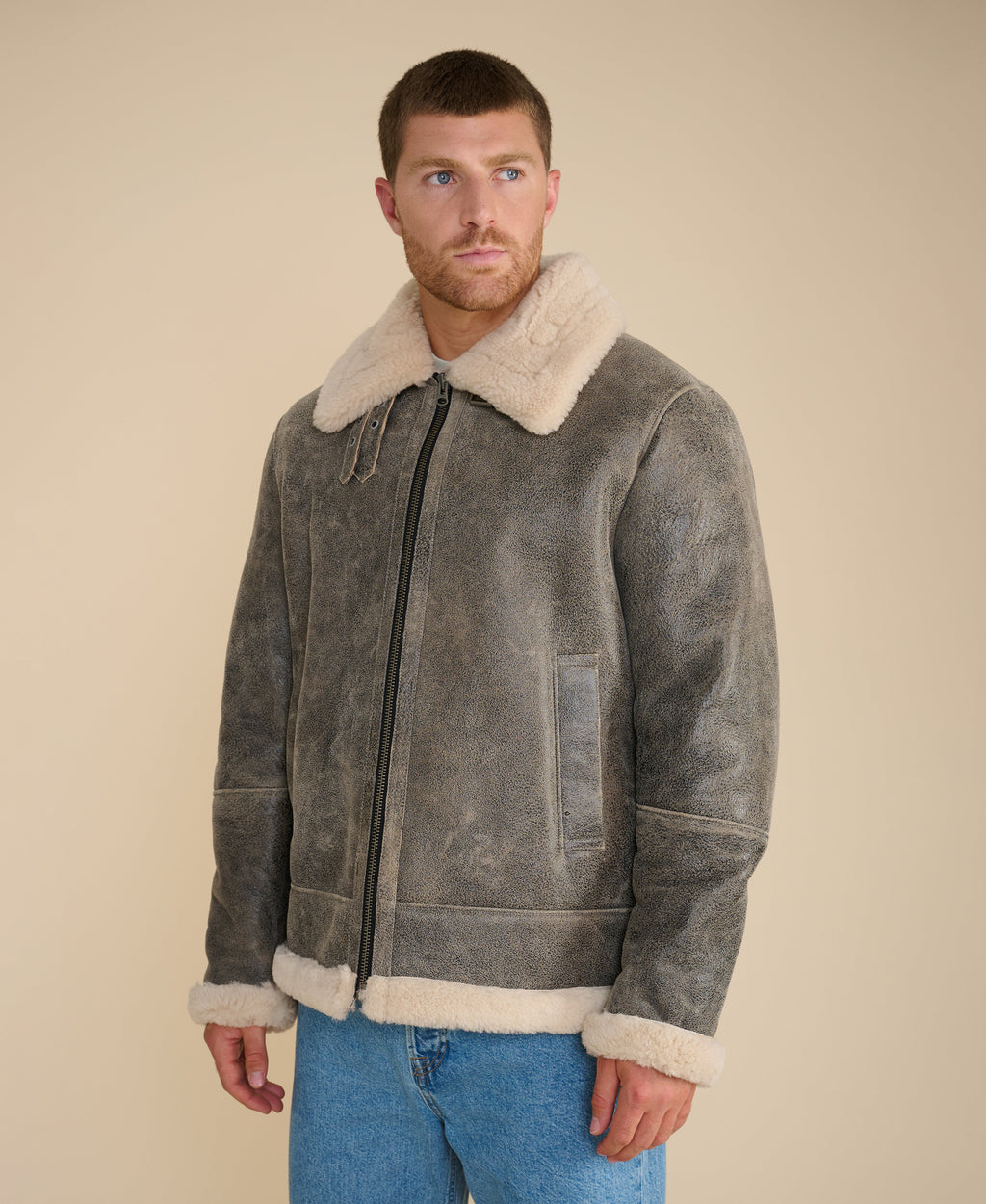Rupert Shearling Aviator Jacket