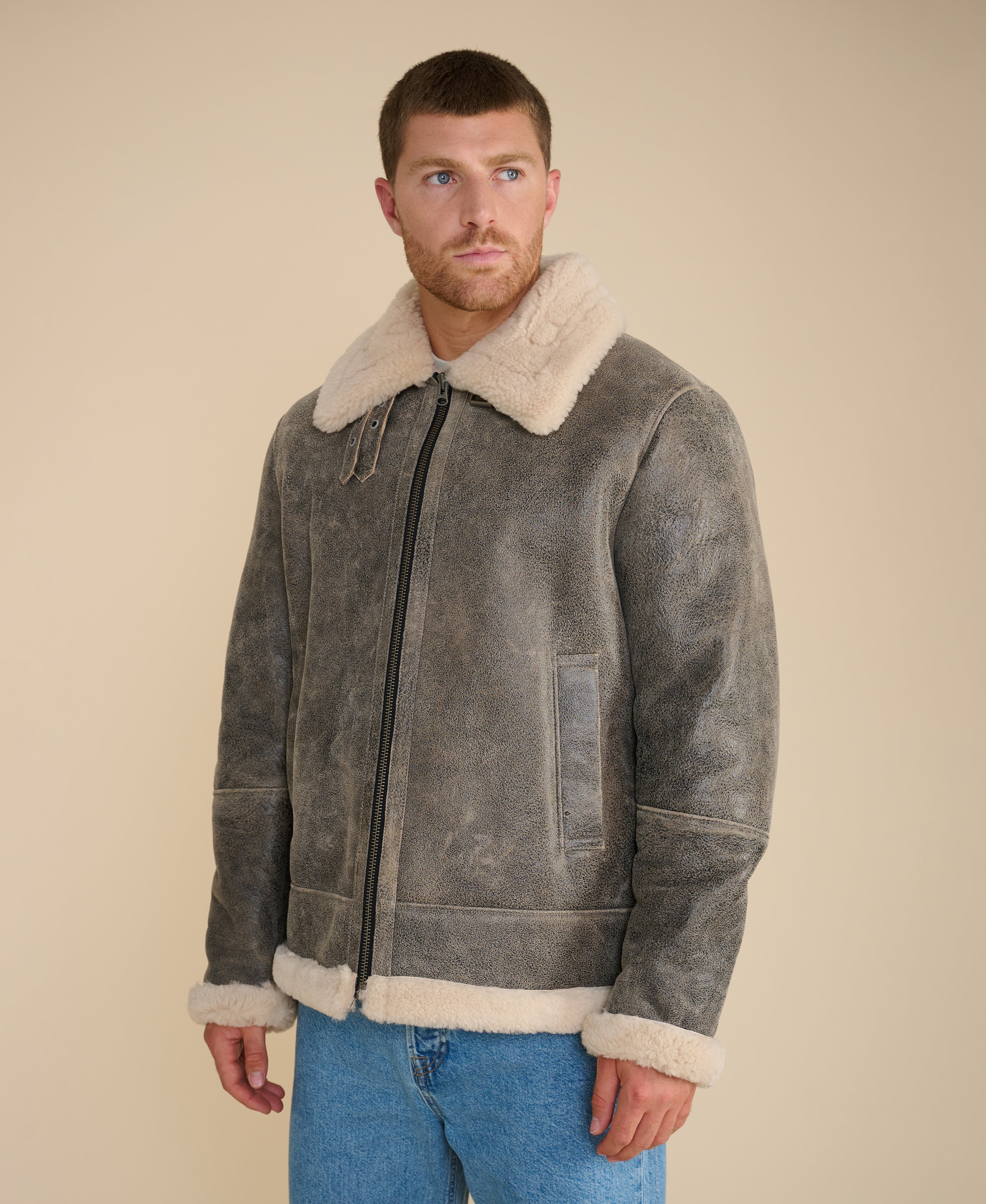 Rupert Shearling Aviator Jacket
