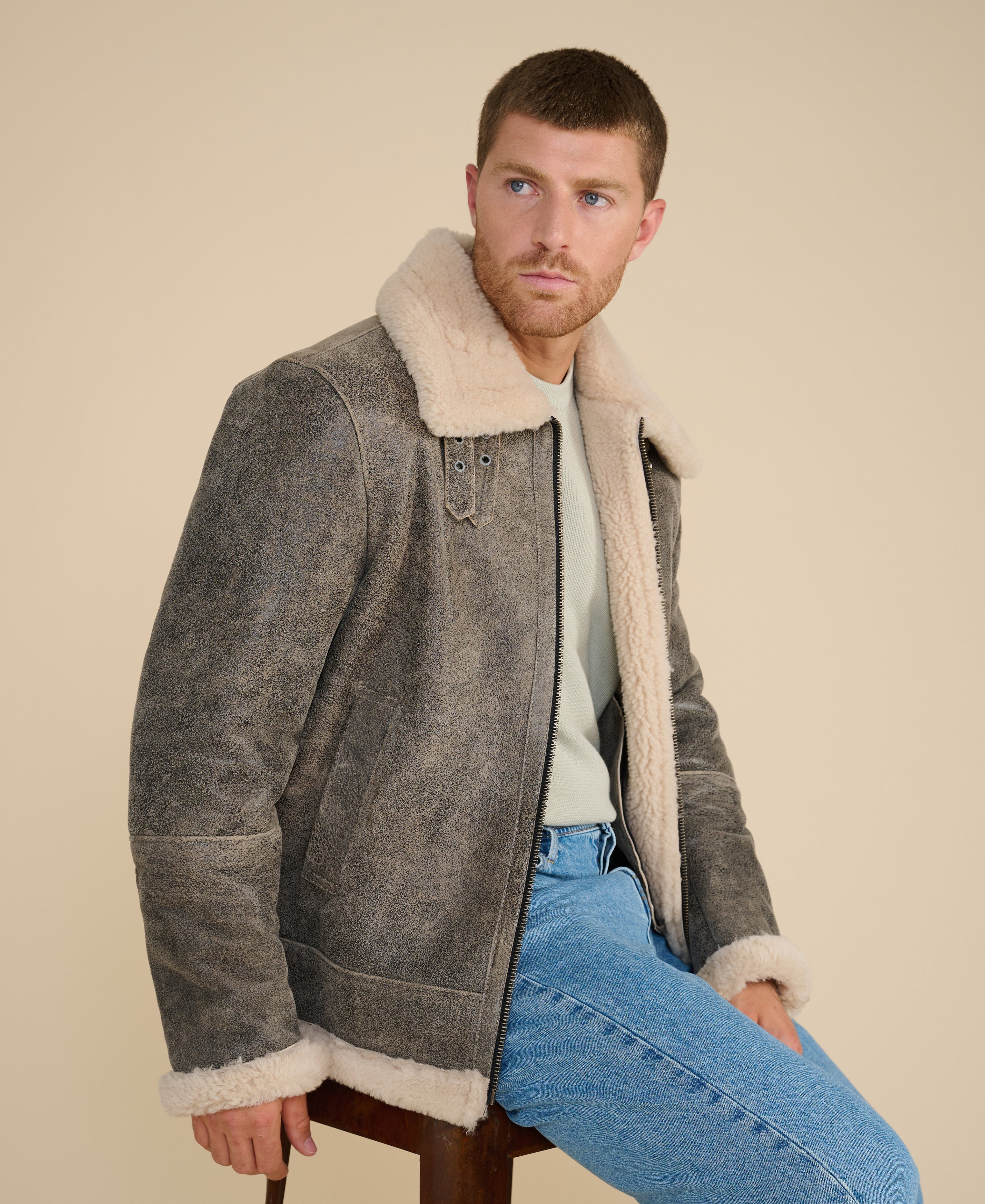 Rupert Shearling Aviator Jacket
