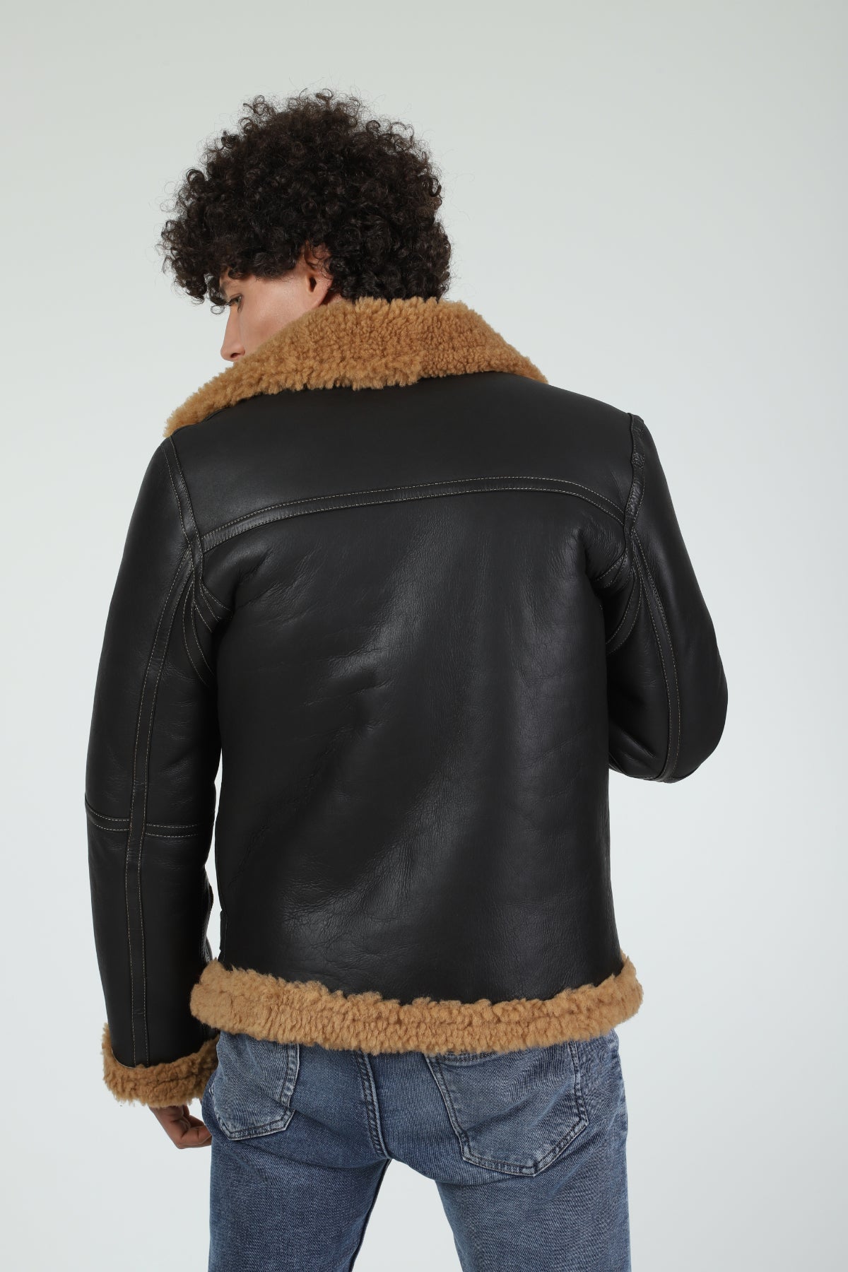 Charles Sheepskin Aviator Jacket