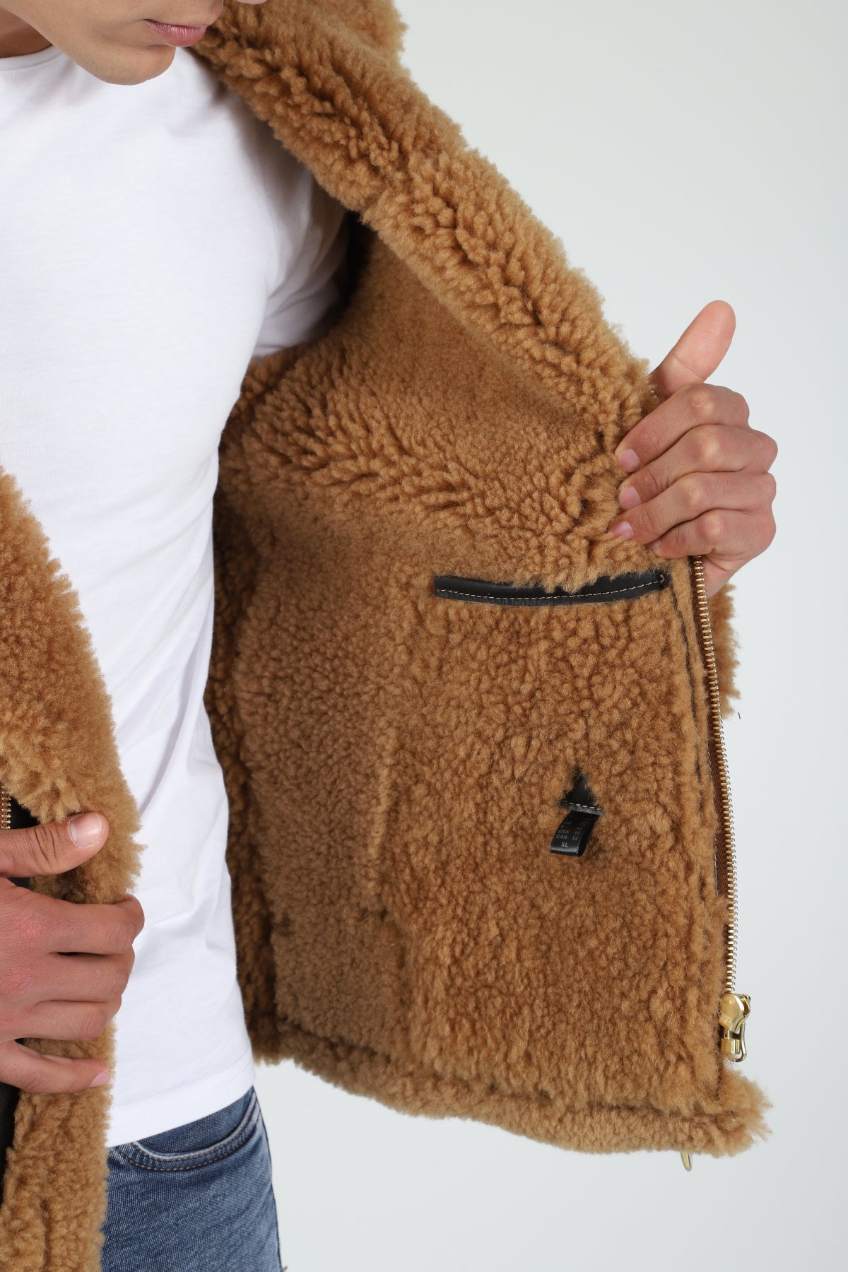 Charles Sheepskin Aviator Jacket