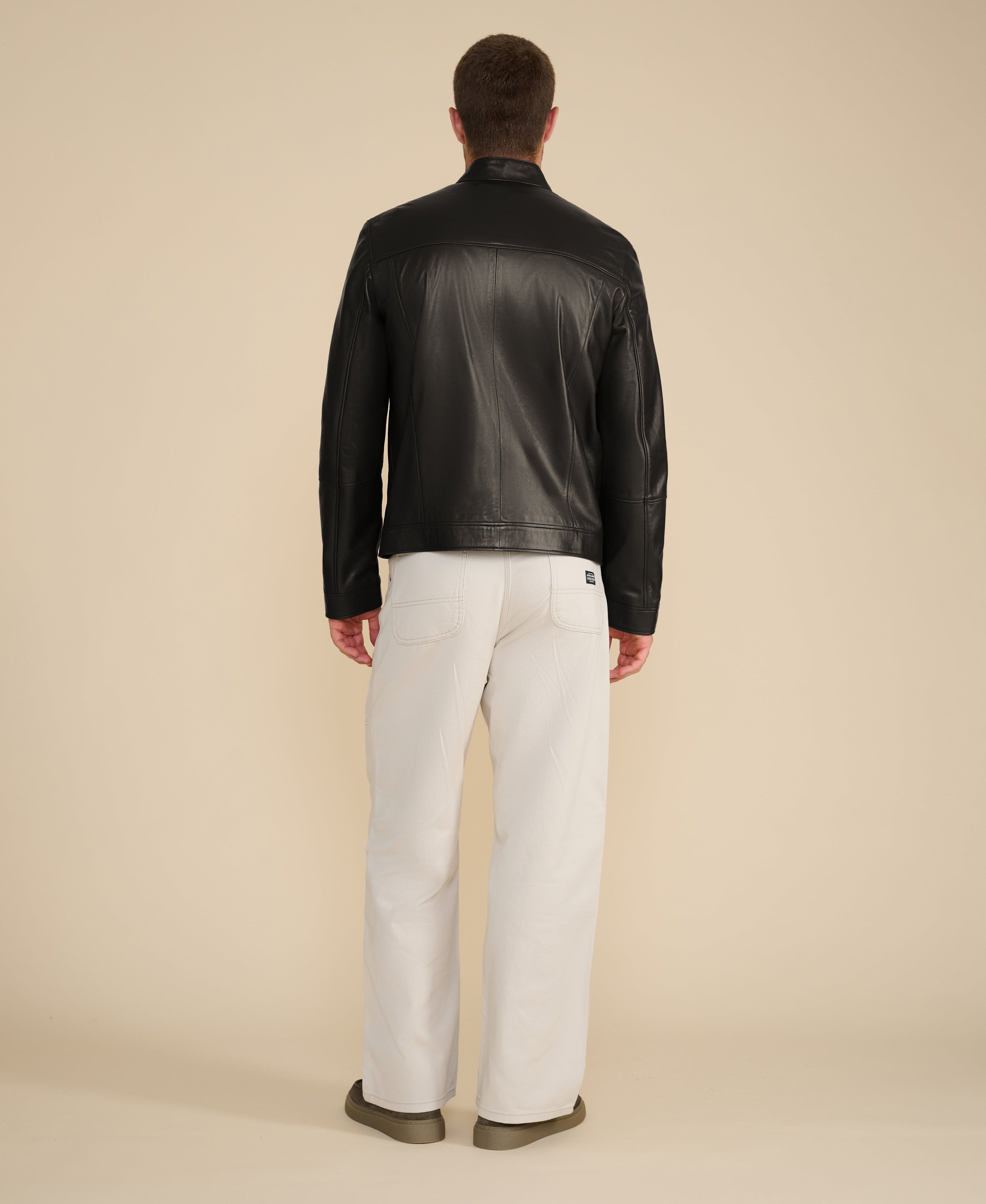 Otis Racer Leather Jacket