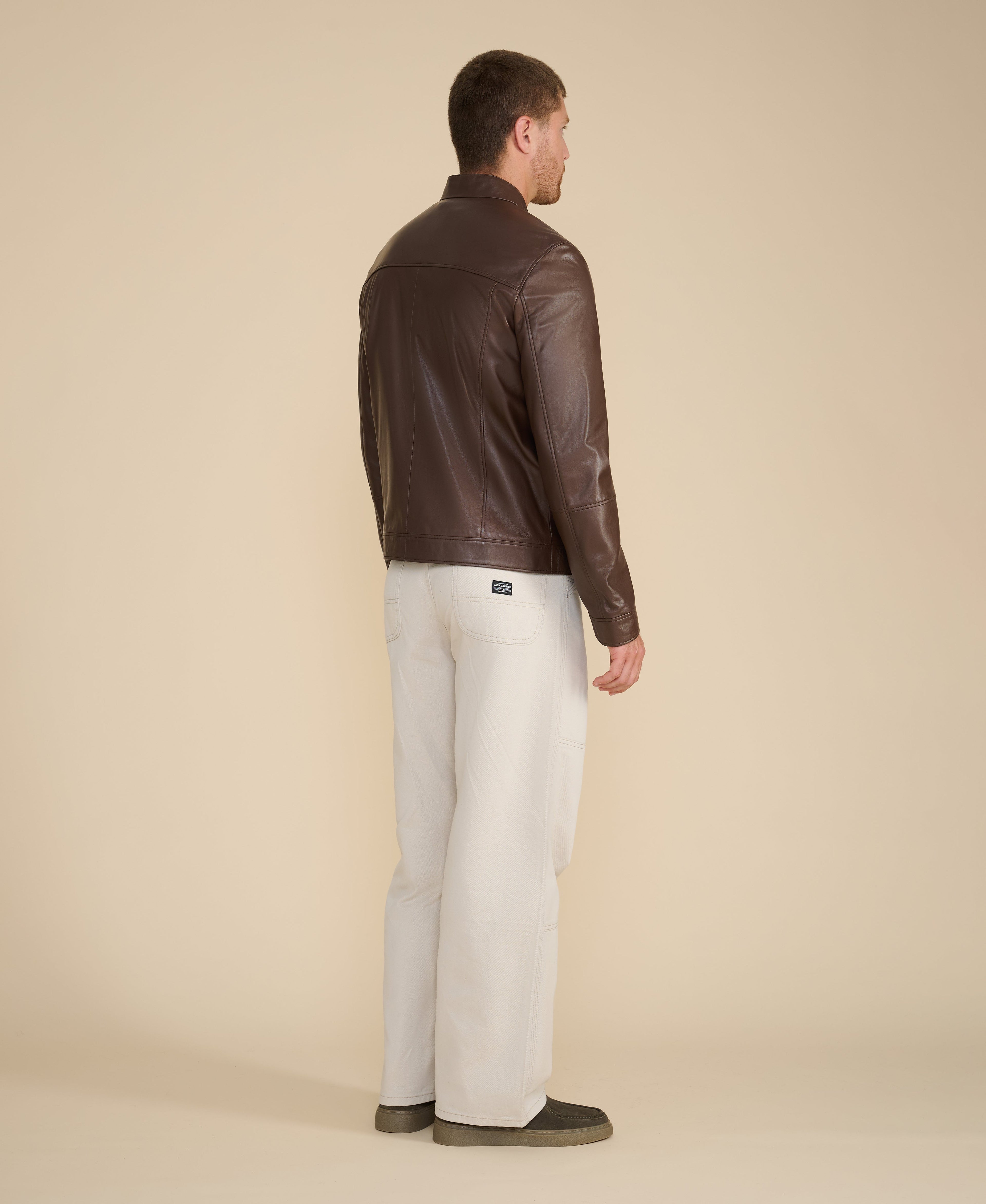 Otis Racer Leather Jacket