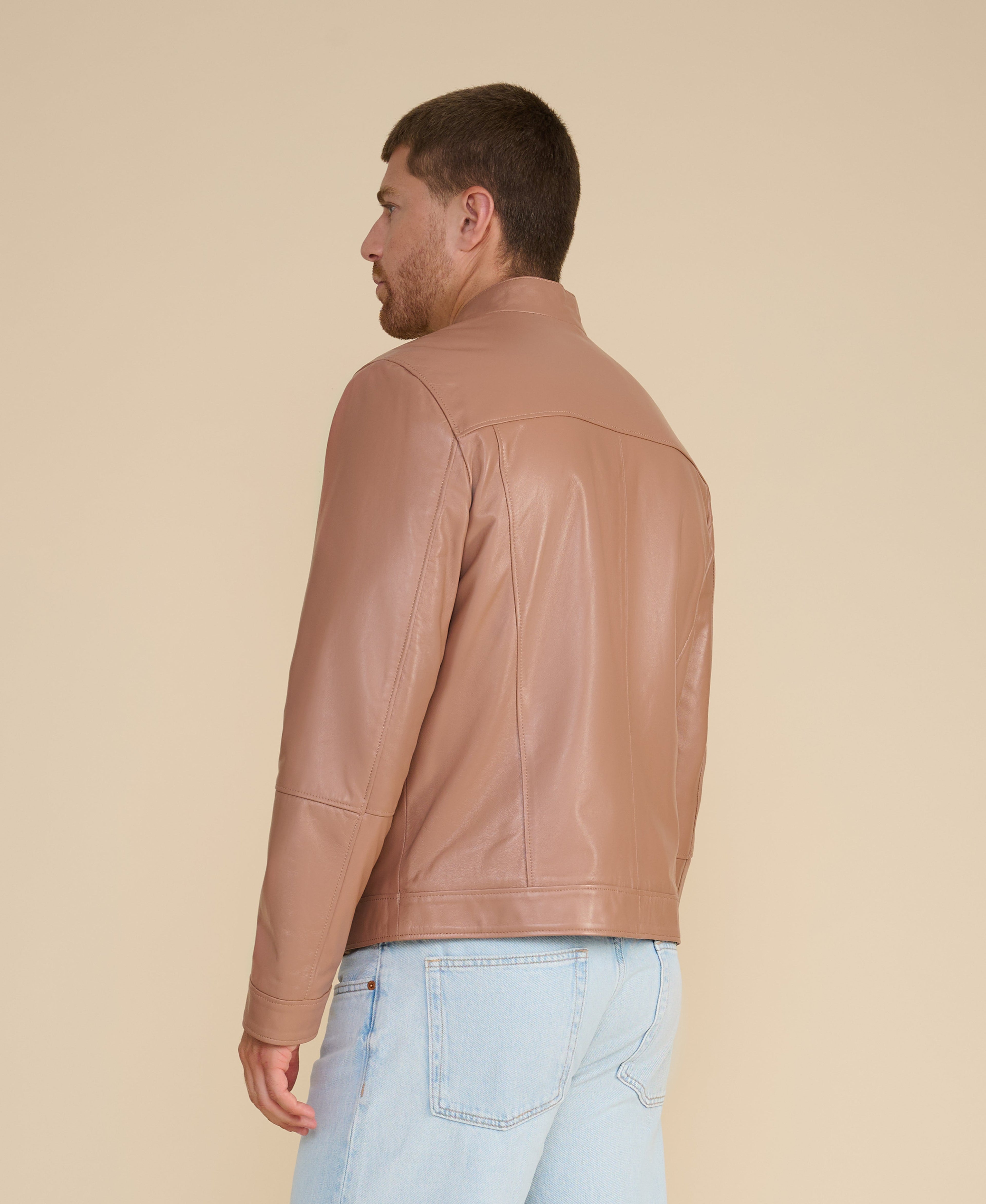 Otis Racer Leather Jacket