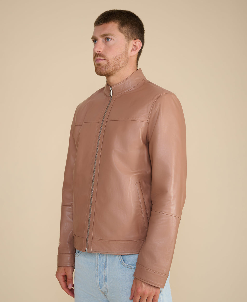 Otis Racer Leather Jacket