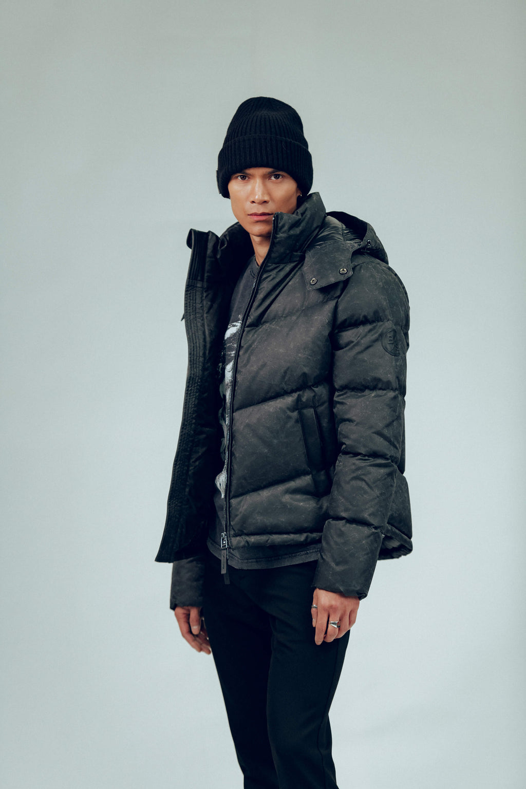 Nylon Down Puffer Jacket (Man)
