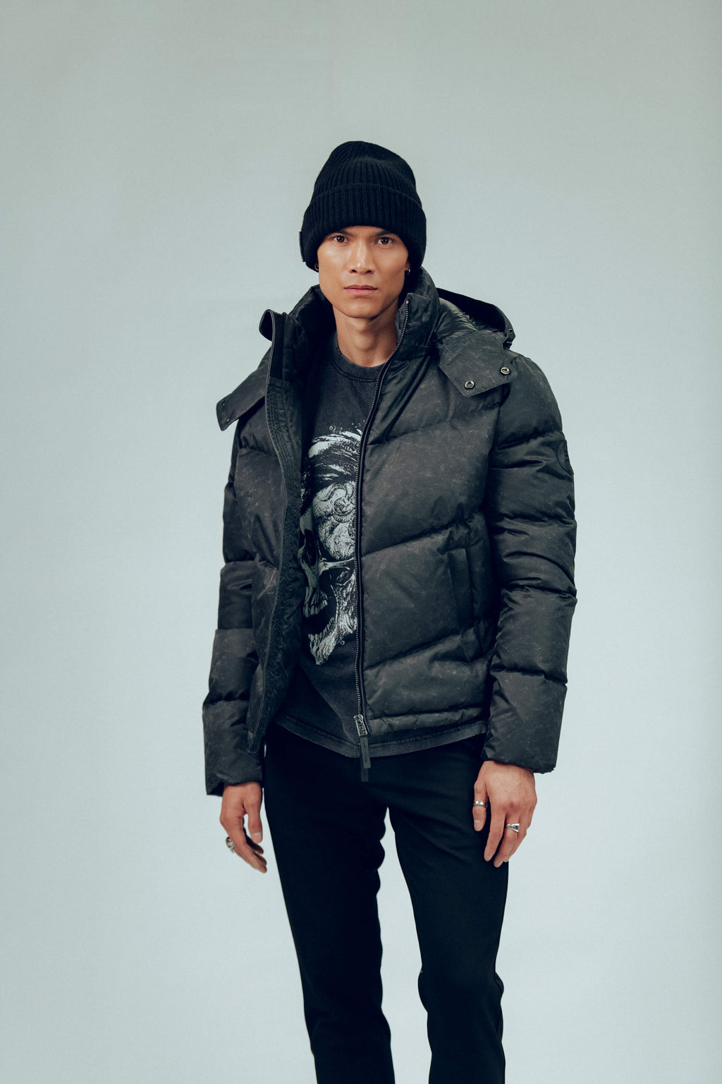 Nylon Down Puffer Jacket (Man)