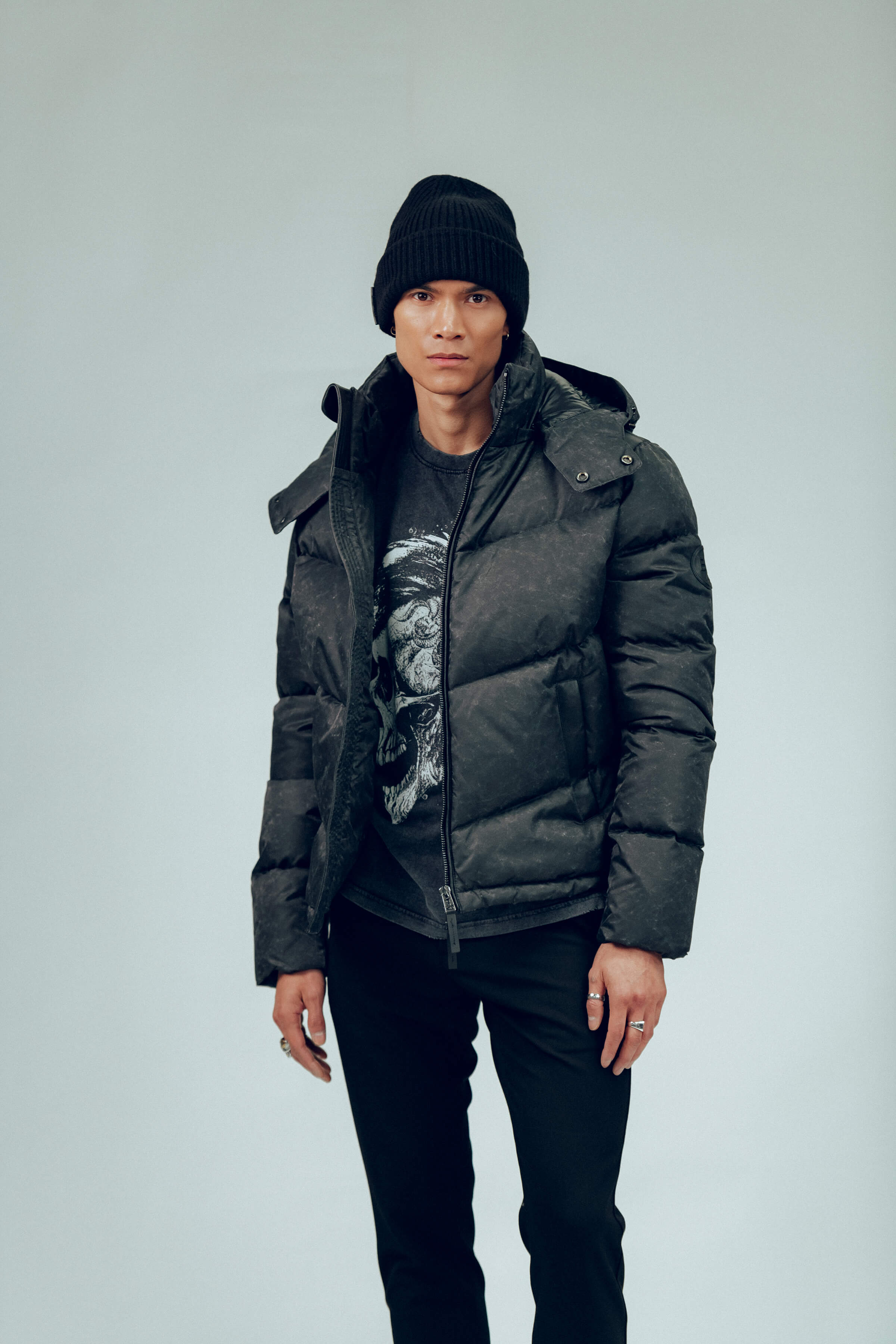 Nylon Down Puffer Jacket (Man)