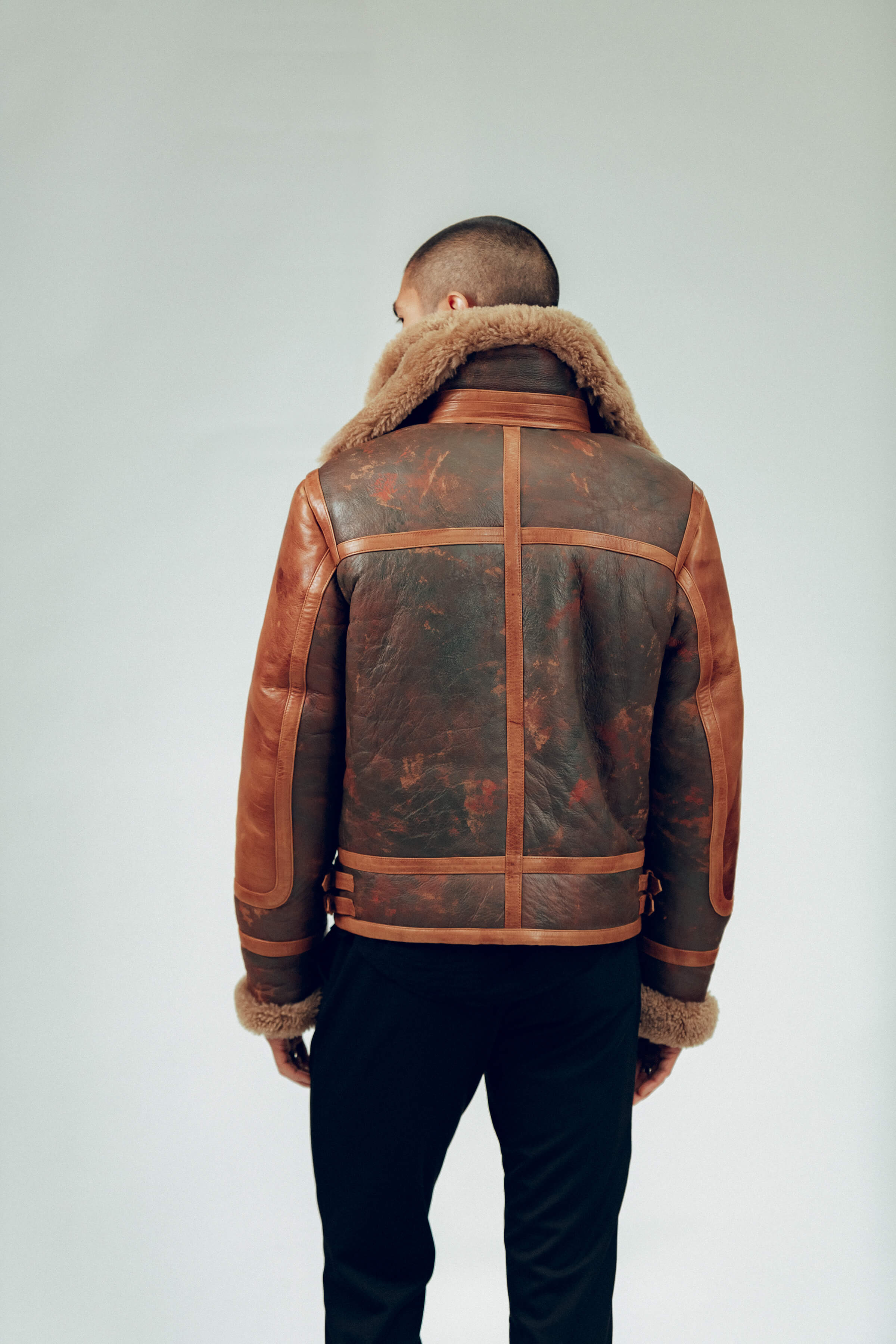 Bronx: Vintage Shearling Jacket (Man)