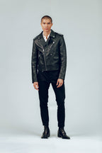 Biker Leather Jacket Tall