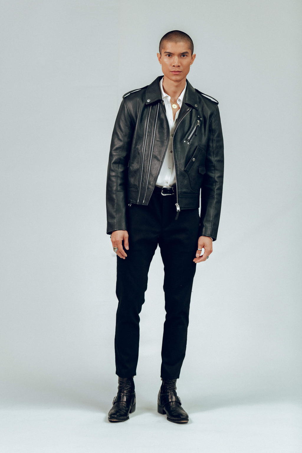 Biker: Aspen Leather Jacket Tall (Man)
