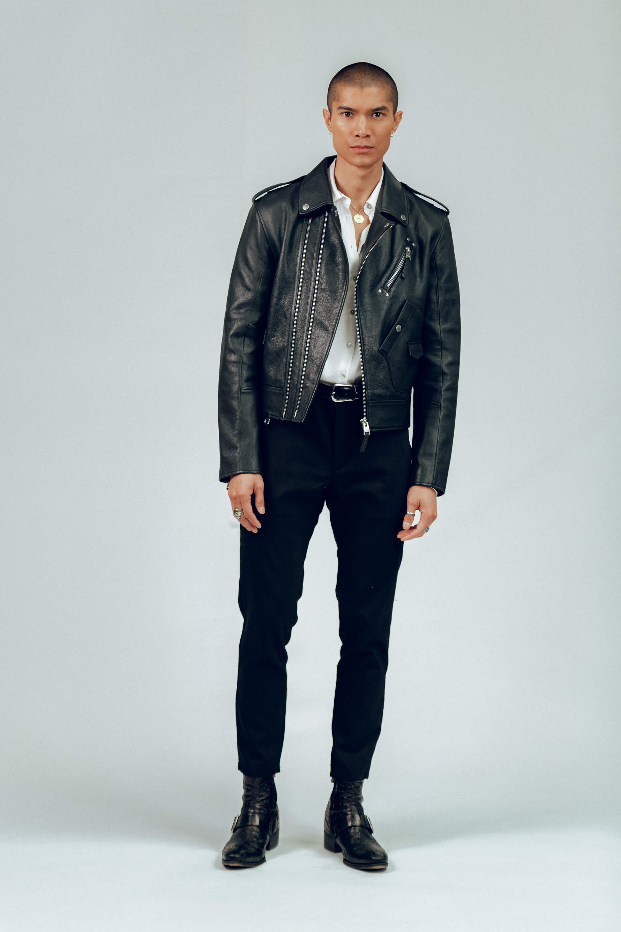 Biker: Aspen Leather Jacket Tall (Man)