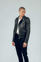 Biker: Aspen Leather Jacket Tall (Man)