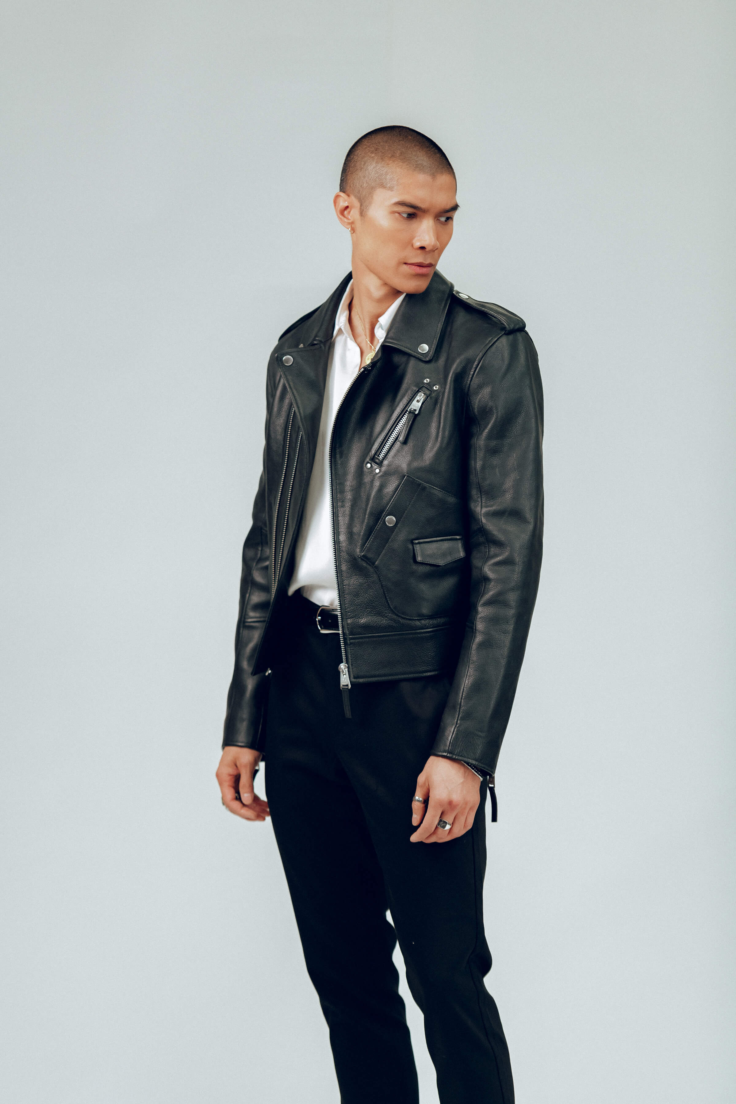 Biker: Aspen Leather Jacket Tall (Man)