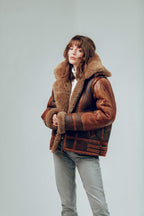 Bronx: Vintage Shearling Jacket (Woman)