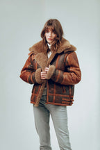 Bronx: Vintage Shearling Jacket (Woman)