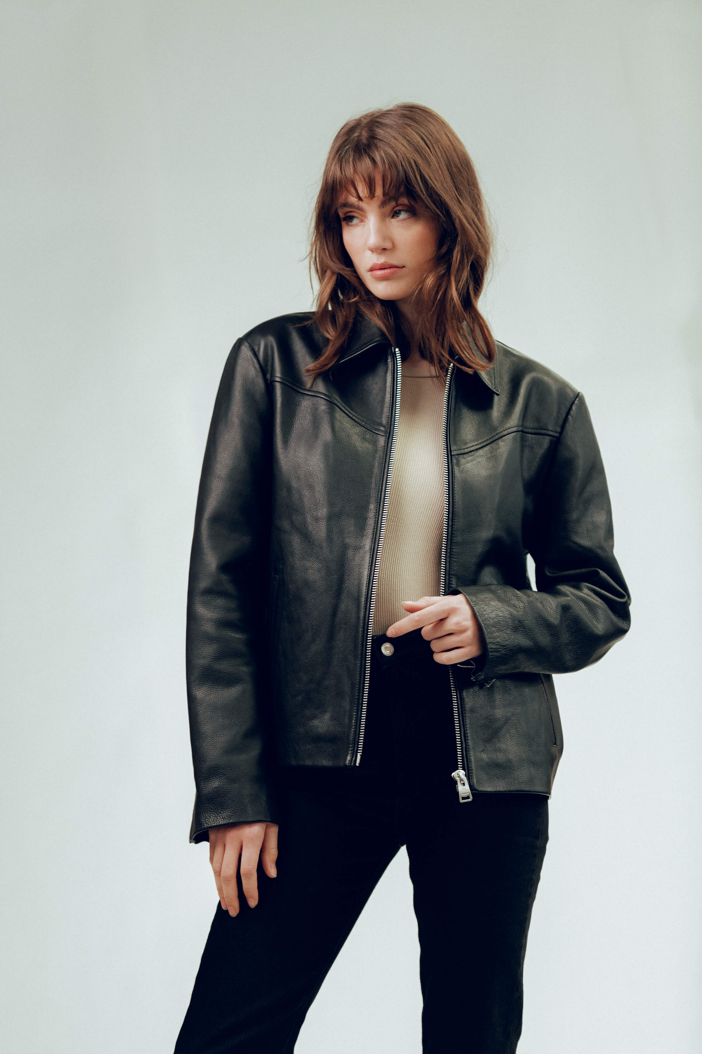 Hendrix Leather Jacket (Woman)