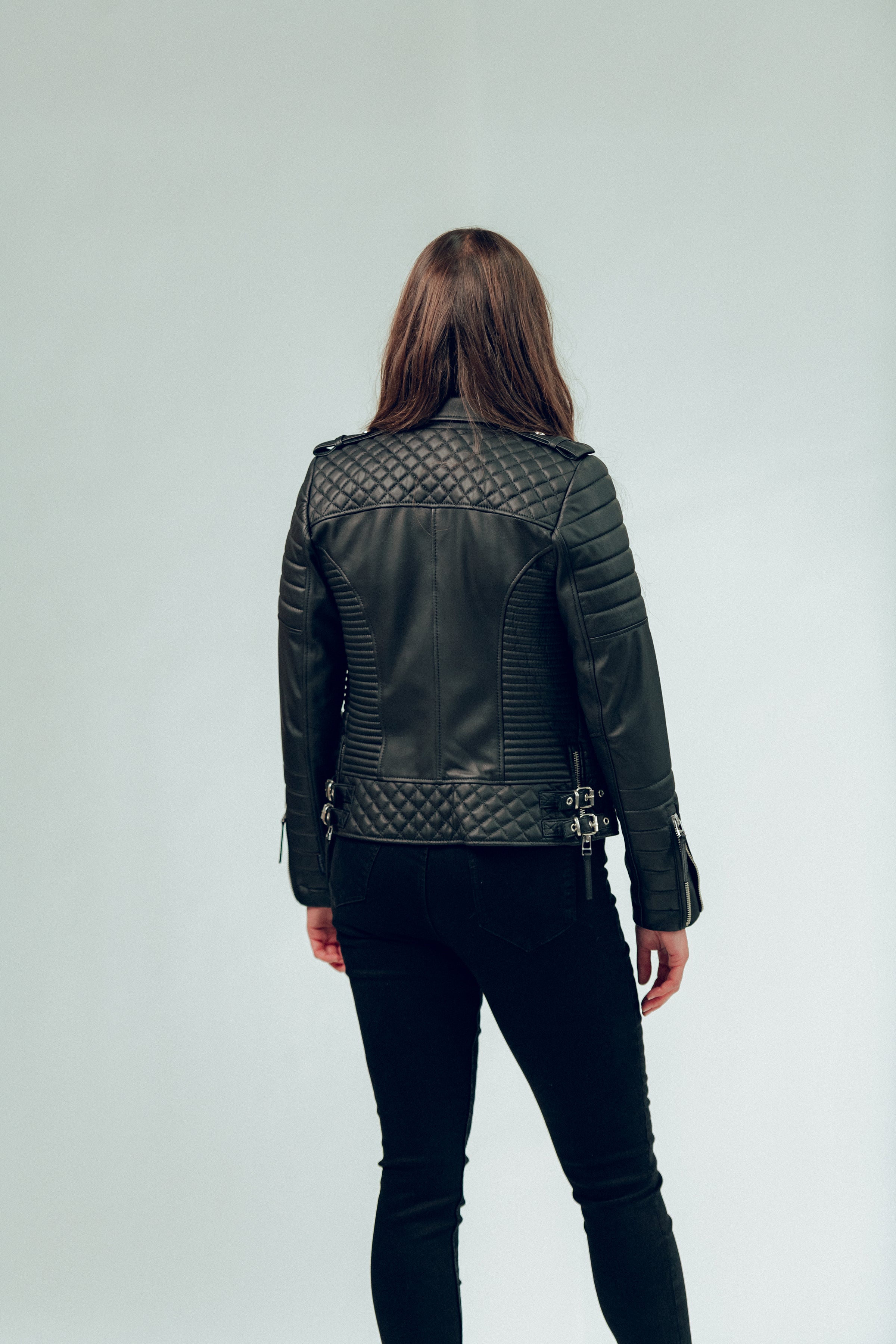 Kay Michaels 2.0 Tall Leather Jacket (Woman)