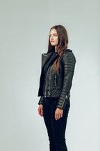 Kay Michaels 2.0 Tall Leather Jacket (Woman)