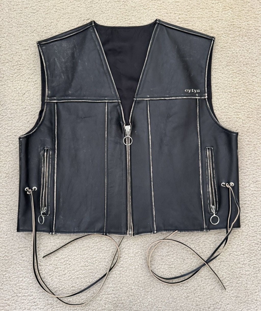 Custom Brittney Rose Leather Vest