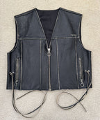 Custom Brittney Rose Leather Vest