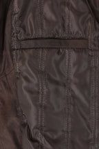 Men's Premium Dark Brown Nappa Leather Blouson Jacket - Paul