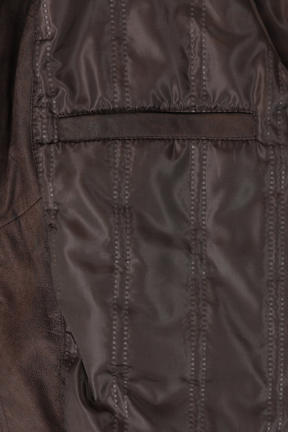 Men's Premium Dark Brown Nappa Leather Blouson Jacket - Paul