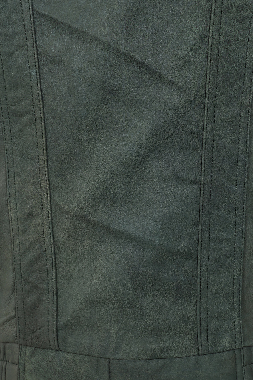 Men's Soft Nappa Leather Blouson Jacket - Buff Green Paul