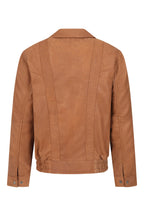 Men's Tan Nappa Leather Classic Blouson Jacket - Paul