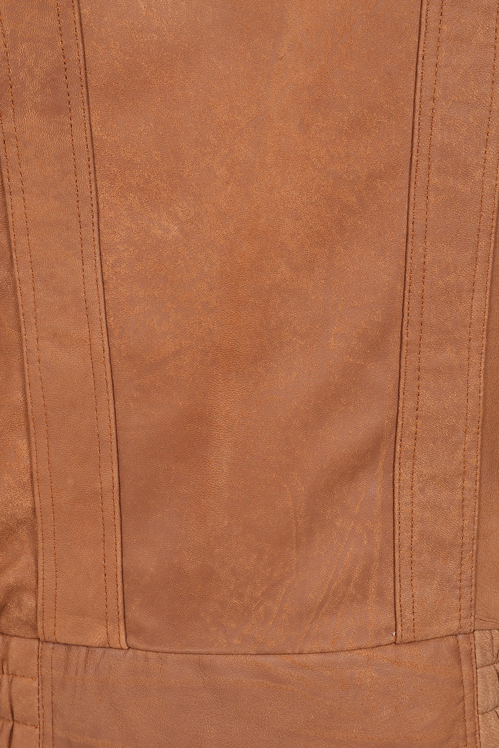 Men's Tan Nappa Leather Classic Blouson Jacket - Paul