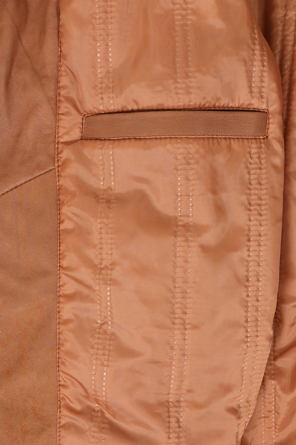 Men's Tan Nappa Leather Classic Blouson Jacket - Paul