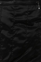 Men's Genuine Leather Black White Biker Jacket JOSEPH - Lamb Nappa