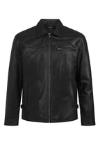 JIMMY Classic Black Lamb Nappa Leather Jacket - Men's Everyday