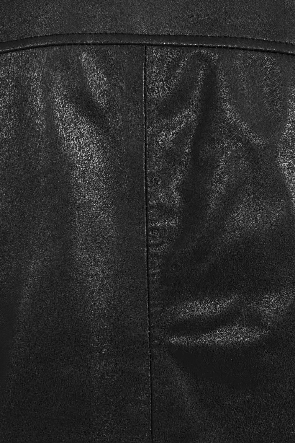 JIMMY Classic Black Lamb Nappa Leather Jacket - Men's Everyday
