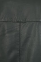 Billy Men's Green Napa Leather Mandarin Collar Classic Jacket