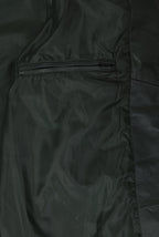 Billy Men's Green Napa Leather Mandarin Collar Classic Jacket