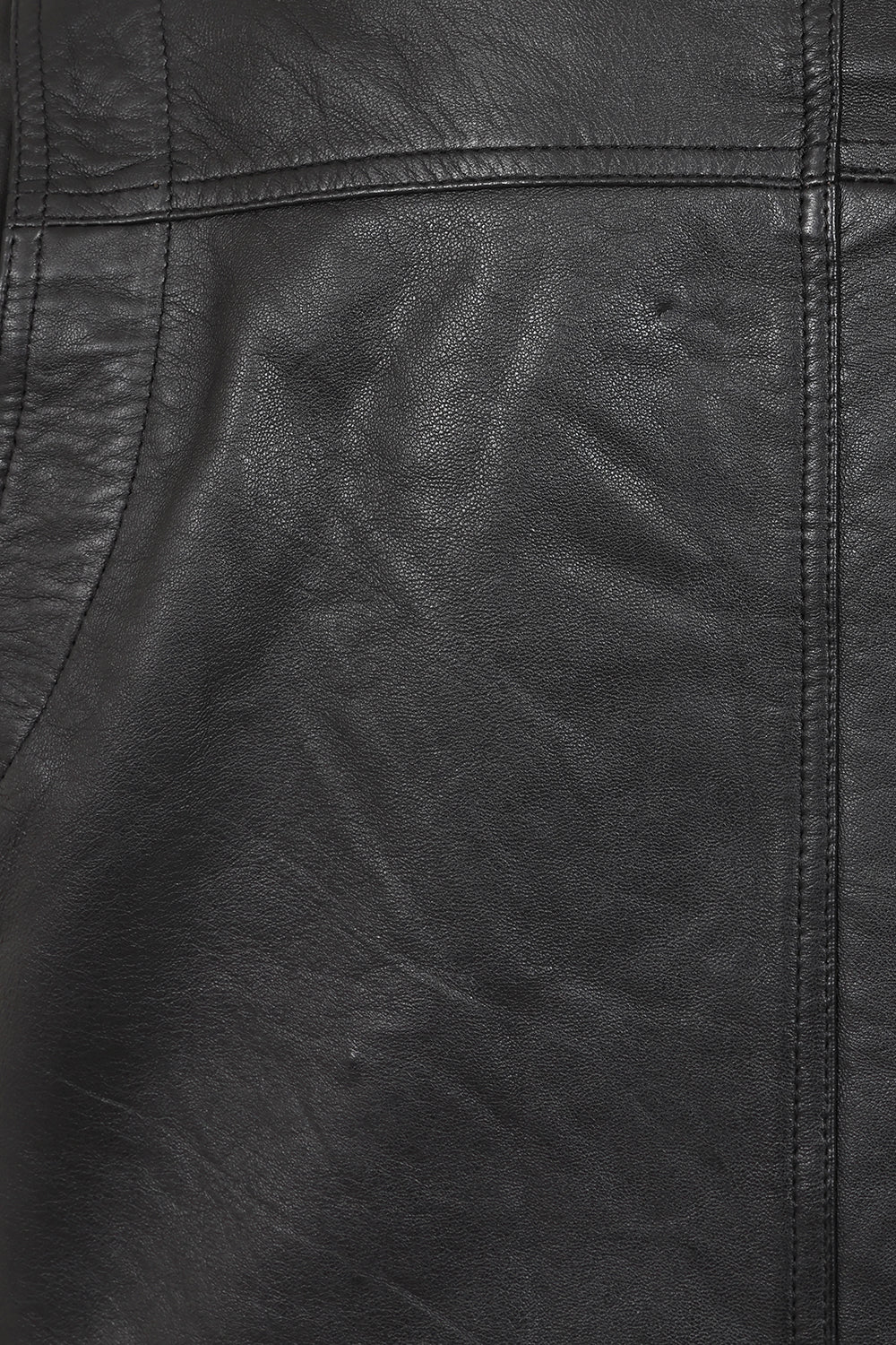 Men's Premium Black Napa Leather Blouson Jacket - Timothy