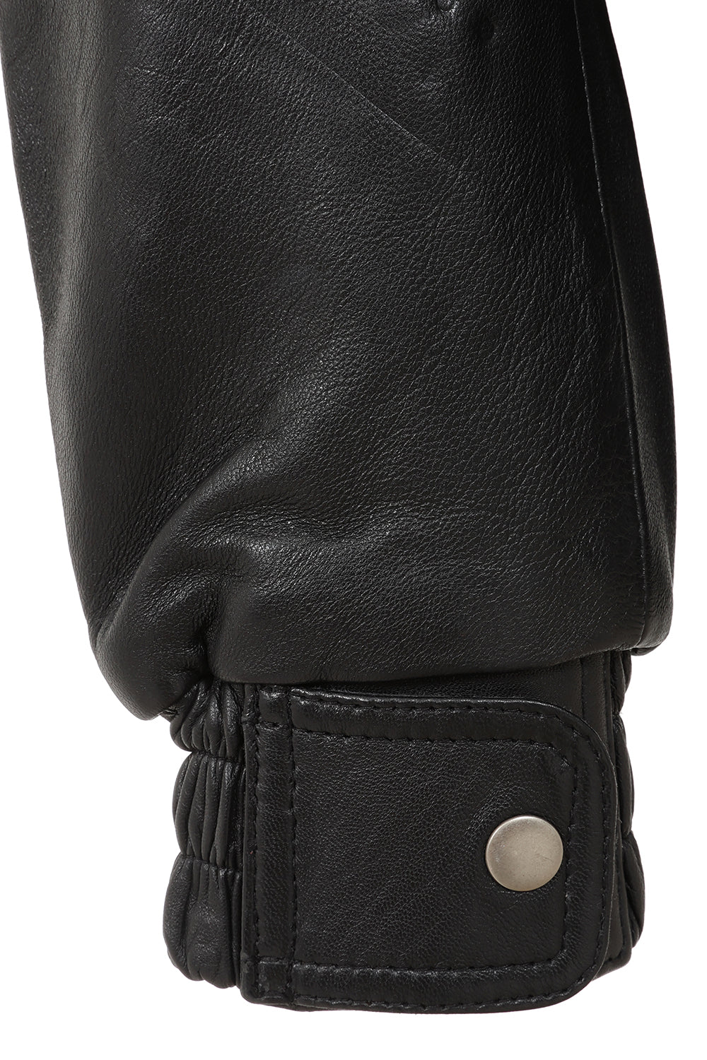 Men's Premium Black Napa Leather Blouson Jacket - Timothy