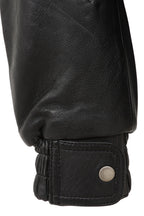 Men's Premium Black Napa Leather Blouson Jacket - Timothy