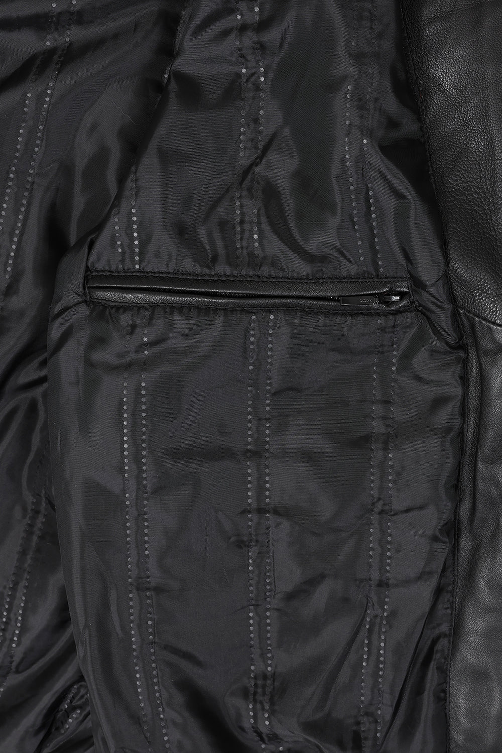 Men's Premium Black Napa Leather Blouson Jacket - Timothy