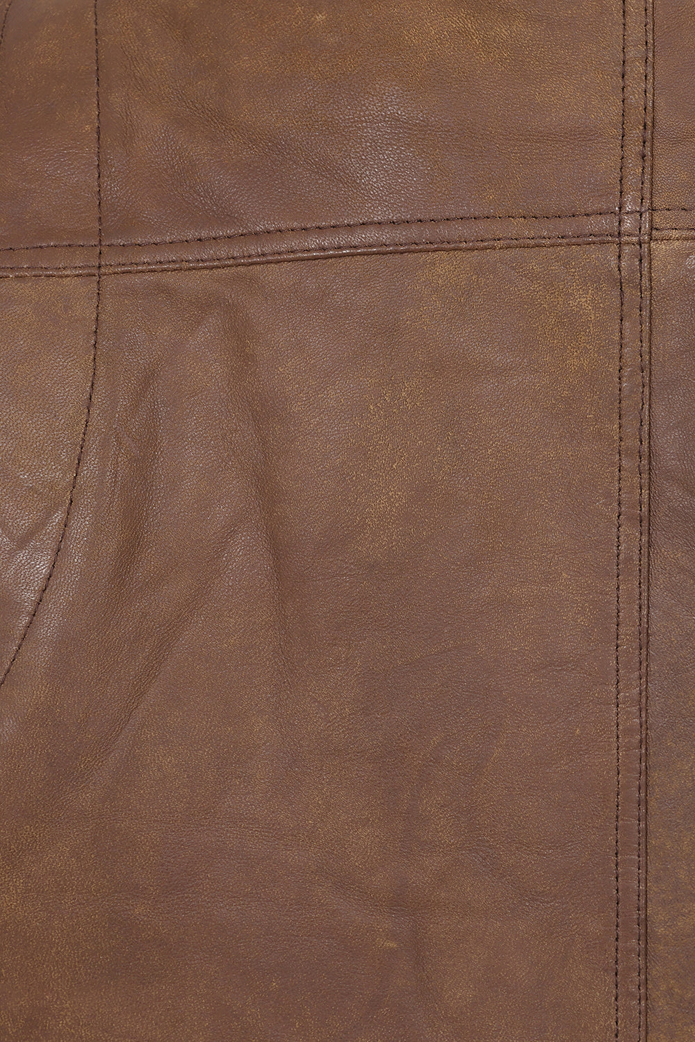 Men's Premium Brown Napa Leather Blouson Jacket - Timothy