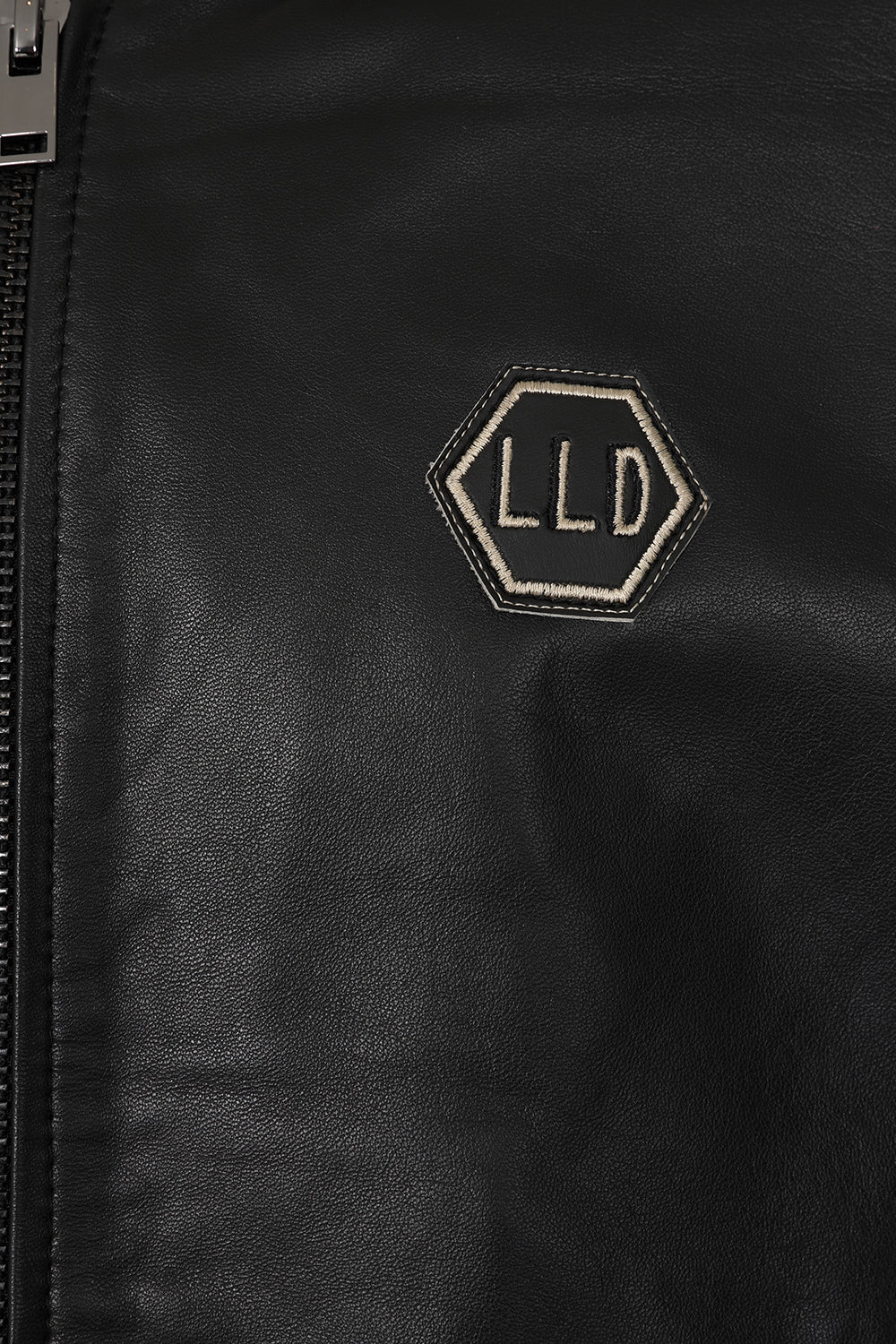 Premium Nappa Leather Bomber Jacket Men's Black - Lleyton