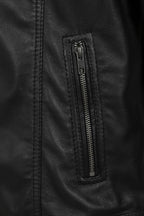 NEIL Rock2 Premium Lamb Nappa Leather Jacket - Black Classic Mens
