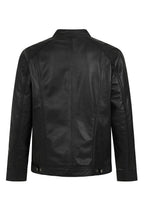 NEIL Rock2 Premium Lamb Nappa Leather Jacket - Black Classic Mens