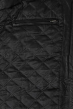 VINNY VIG Men's Genuine Lamb Leather Gilet - Black Brown Buff