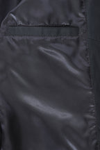 Women's Navy 'Sky' Blue Leather Biker Jacket with Plenty of Style and Nicely Fitted - 'CHLOE'